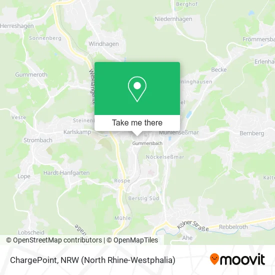 Карта ChargePoint