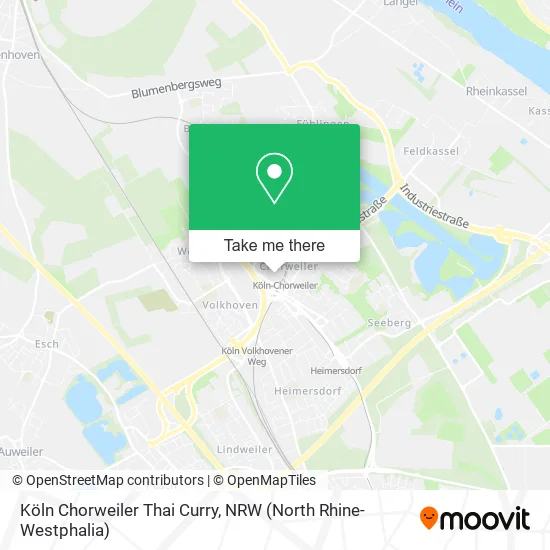Köln Chorweiler Thai Curry map