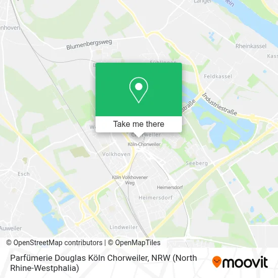 Parfümerie Douglas Köln Chorweiler map