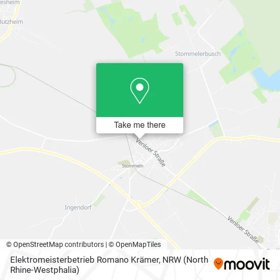 Карта Elektromeisterbetrieb Romano Krämer