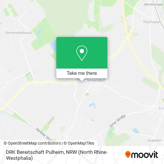 Карта DRK Bereitschaft Pulheim