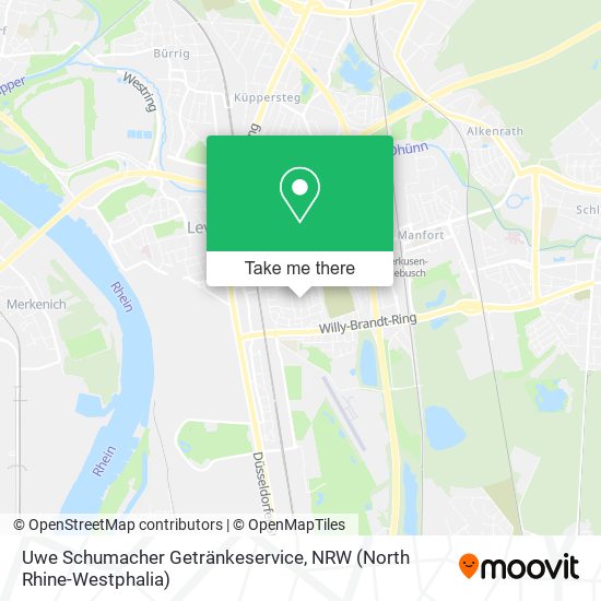 Uwe Schumacher Getränkeservice map