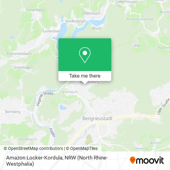 Карта Amazon Locker-Kordula