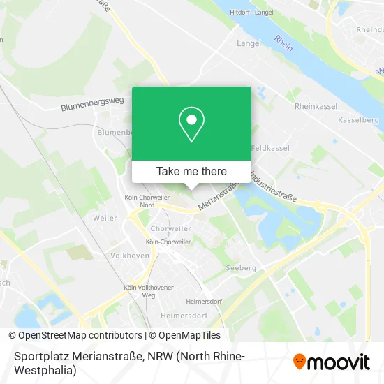 Карта Sportplatz Merianstraße