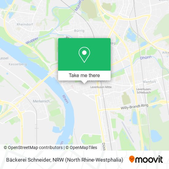 Bäckerei Schneider map