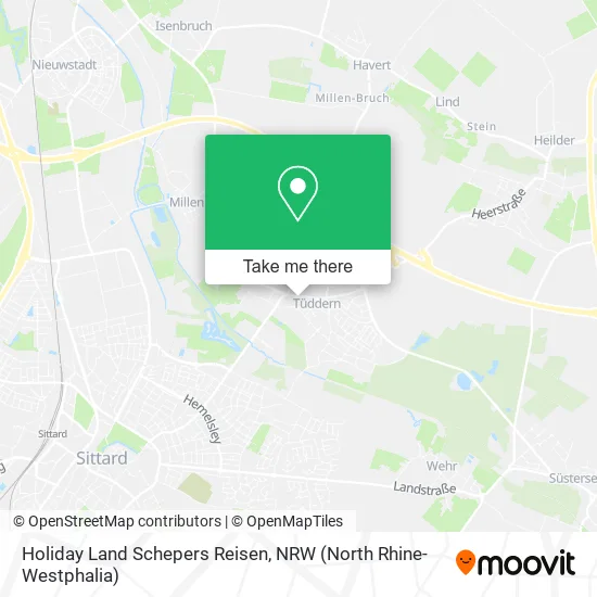 Карта Holiday Land Schepers Reisen