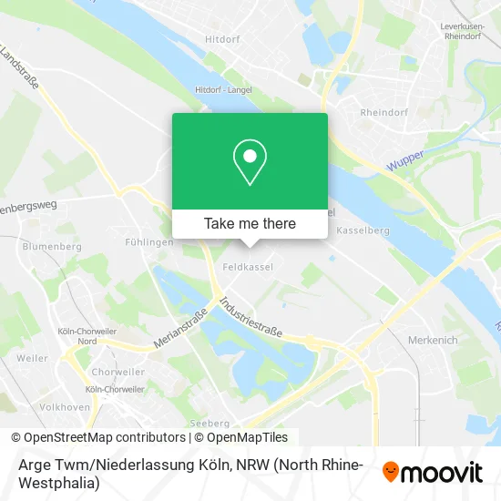 Карта Arge Twm/Niederlassung Köln