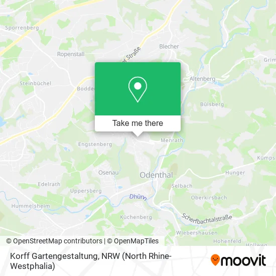 Карта Korff Gartengestaltung
