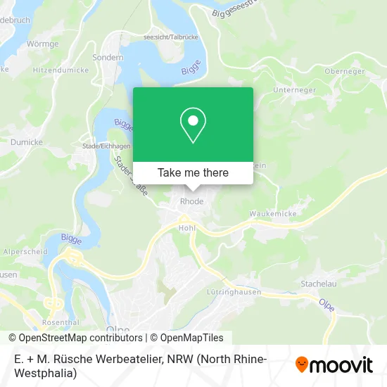 E. + M. Rüsche Werbeatelier map