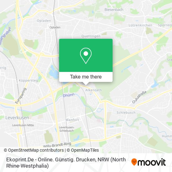 Ekoprint.De - Online. Günstig. Drucken map