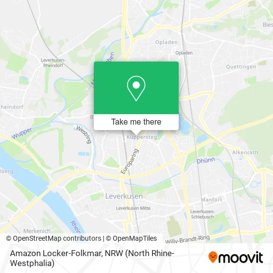 Карта Amazon Locker-Folkmar