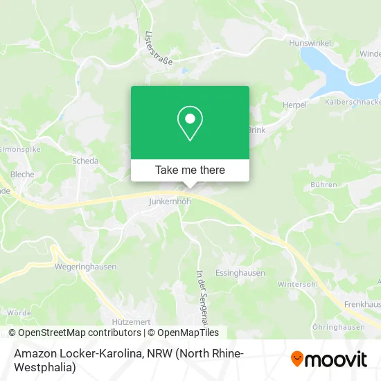 Карта Amazon Locker-Karolina