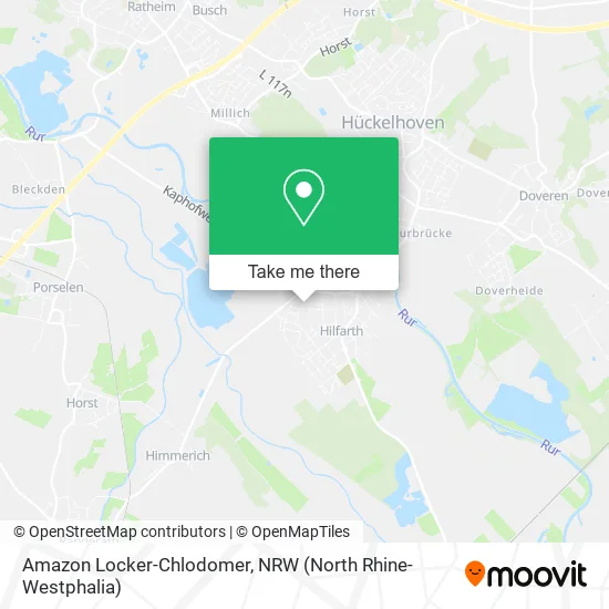 Карта Amazon Locker-Chlodomer