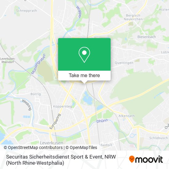 Securitas Sicherheitsdienst Sport & Event map