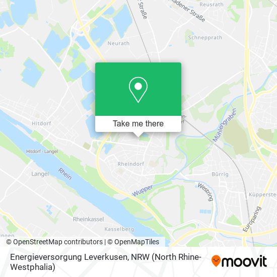 Energieversorgung Leverkusen map