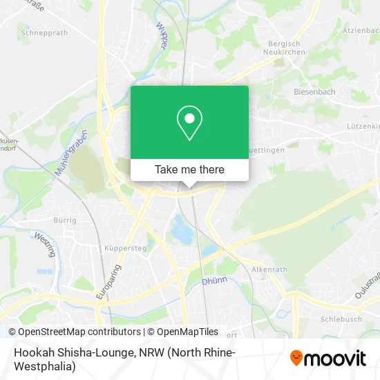 Карта Hookah Shisha-Lounge