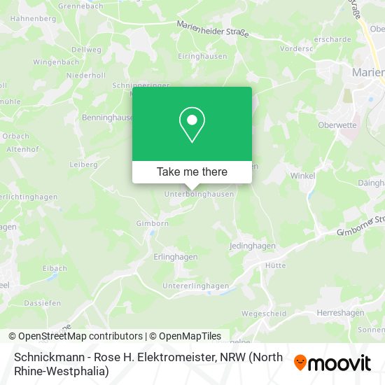 Schnickmann - Rose H. Elektromeister map