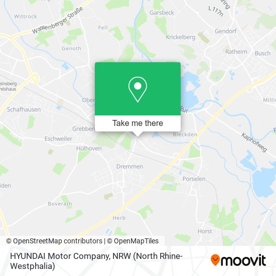 HYUNDAI Motor Company map