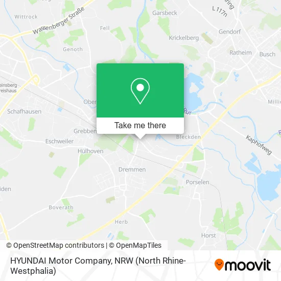 Карта HYUNDAI Motor Company