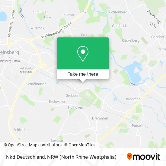 Карта Nkd Deutschland