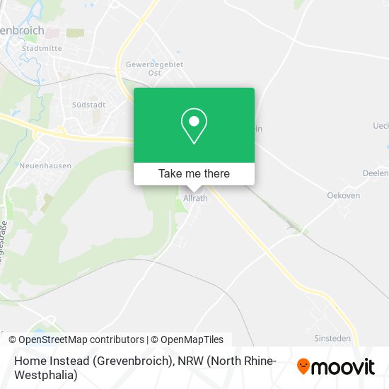 Карта Home Instead (Grevenbroich)