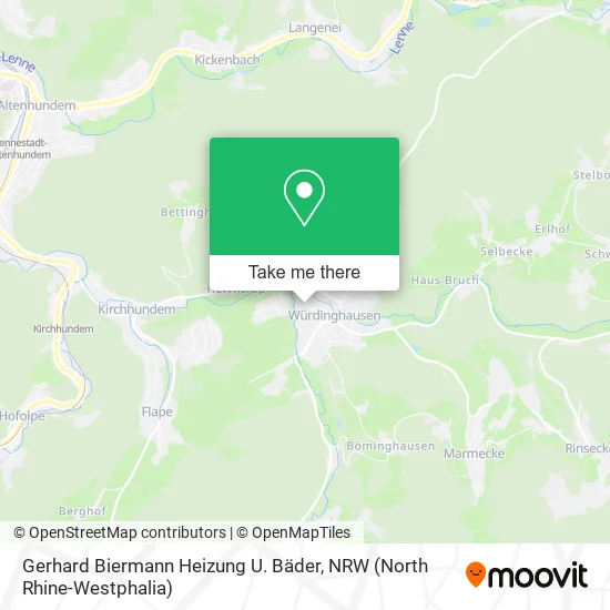 Карта Gerhard Biermann Heizung U. Bäder