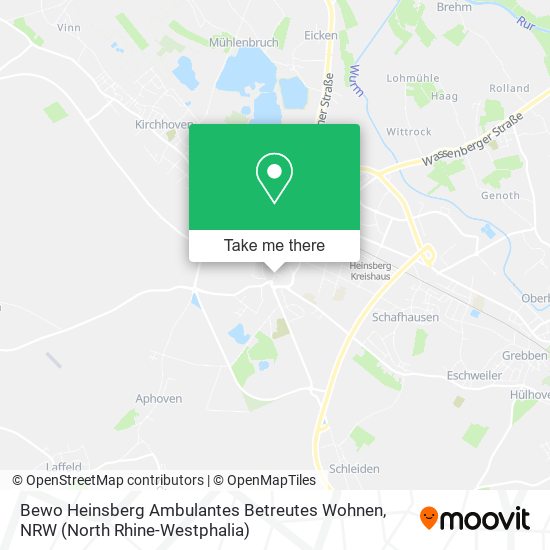 Bewo Heinsberg Ambulantes Betreutes Wohnen map