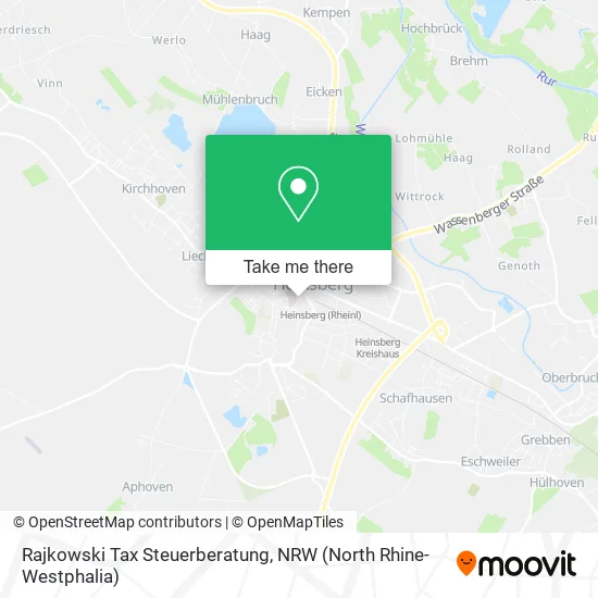 Карта Rajkowski Tax Steuerberatung