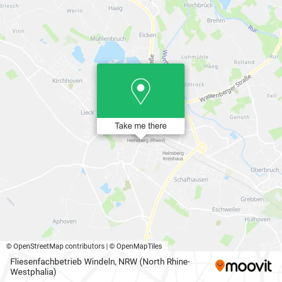 Карта Fliesenfachbetrieb Windeln