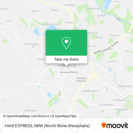 Карта HAIR EXPRESS