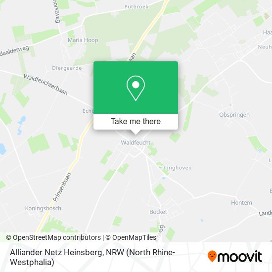 Alliander Netz Heinsberg map