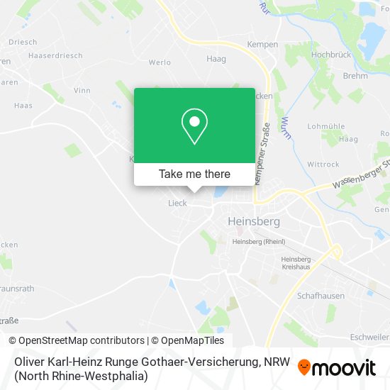 Oliver Karl-Heinz Runge Gothaer-Versicherung map