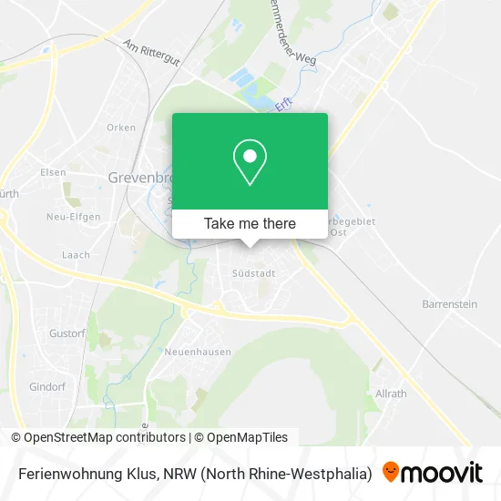 Ferienwohnung Klus map