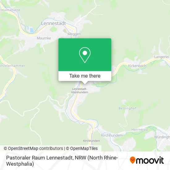 Карта Pastoraler Raum Lennestadt