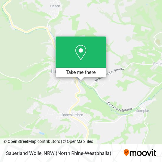 Sauerland Wolle map