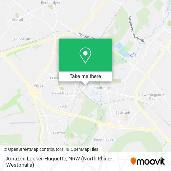 Amazon Locker-Huguette map