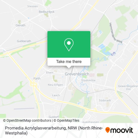 Promedia Acrylglasverarbeitung map