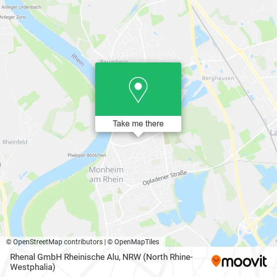 Rhenal GmbH Rheinische Alu map