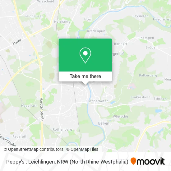 Карта Peppy's . Leichlingen