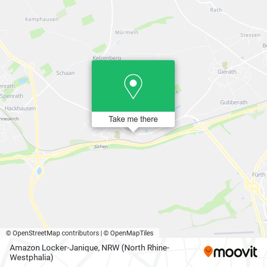 Amazon Locker-Janique map