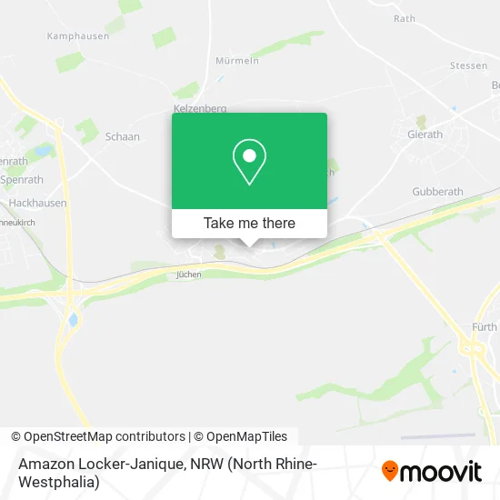 Карта Amazon Locker-Janique