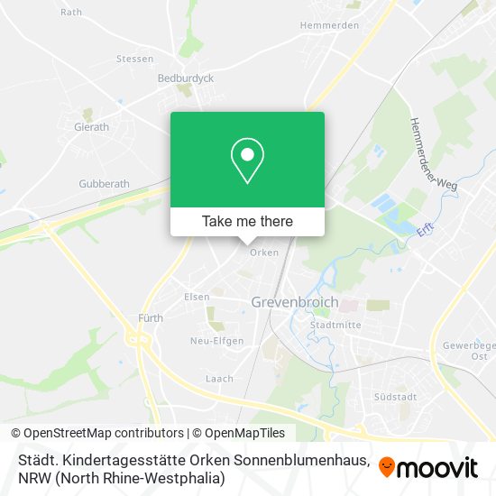 Städt. Kindertagesstätte Orken Sonnenblumenhaus map