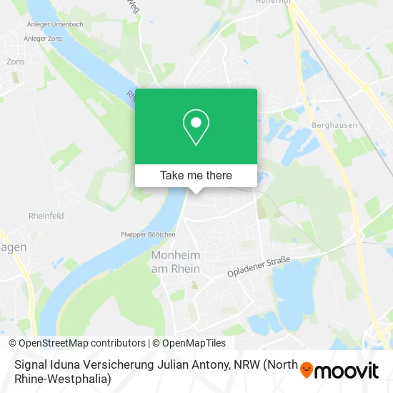 Signal Iduna Versicherung Julian Antony map