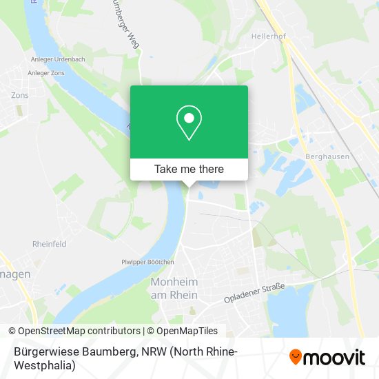 Bürgerwiese Baumberg map