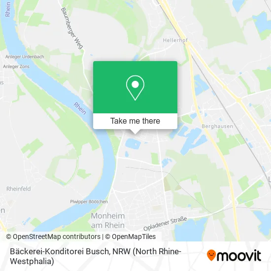 Карта Bäckerei-Konditorei Busch