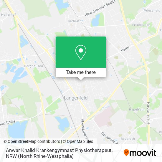 Anwar Khalid Krankengymnast Physiotherapeut map