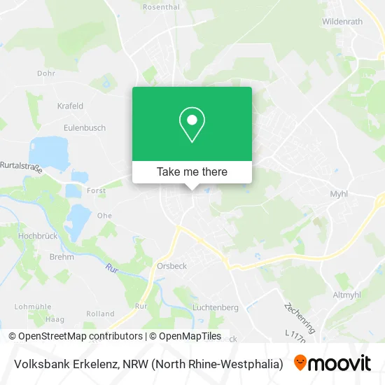 Карта Volksbank Erkelenz
