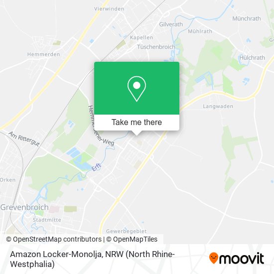 Amazon Locker-Monolja map