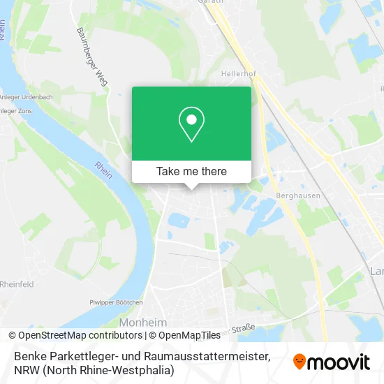 Карта Benke Parkettleger- und Raumausstattermeister