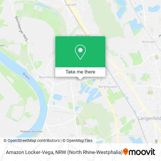 Карта Amazon Locker-Vega